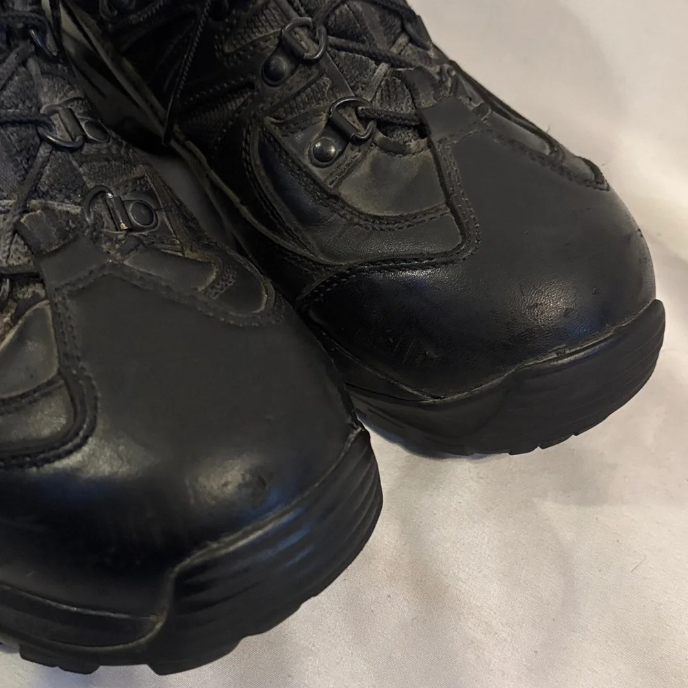 Red Wing ASTM F 2892-11 Eh Black Leather Hiking Work Boots Mens 12 Lace Up
